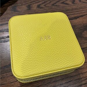 Mark & Graham Yellow Jewelry Case